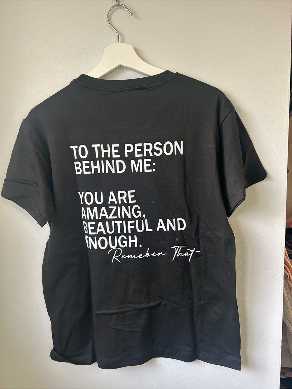 NWOT Black "You Matter" Graphic Tee - Picture 3 of 6